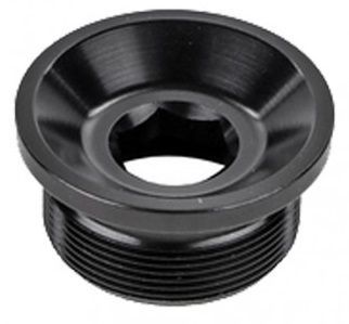 ROTOR 3D/3D24 Crank Non driveside end cap bolt BLACK | C00-002-00420
